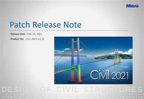 Midas Civil 2021 v1.2 Patch Release .